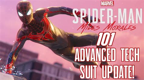 Marvel S Spider Man Miles Morales Advanced Tech Suit Update