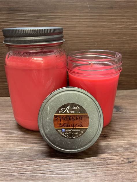 Sparkling Sangria Candles Fruity Candles Summer Candle Etsy