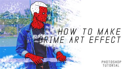 Cara Membuat Grime Art Effect Photoshop Tutorial Youtube