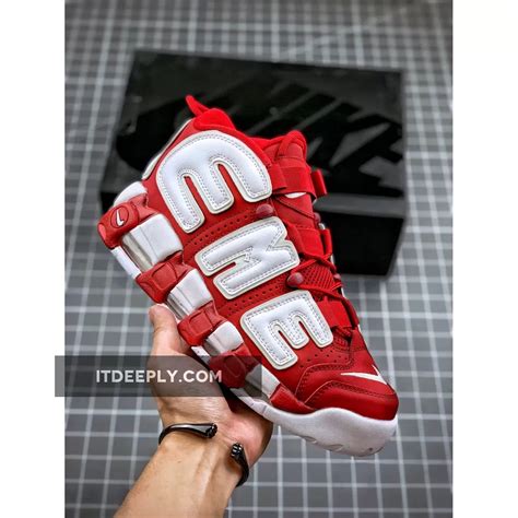 Supreme X Nike Air More Uptempo Suptempo Red 902290 600 ITdeeply