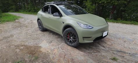 Tesla Owner Lifts Model Y In Wicked Off Road Conversion