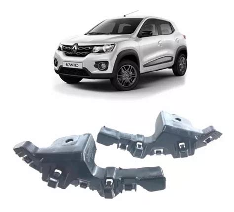 Par Guia Suporte Para Choque Dianteiro Renault Kwid 2017 Parcelamento