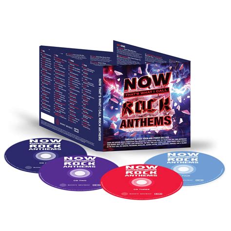 Various Artists Now Thats What I Call Rock Anthems 4cd Udiscover