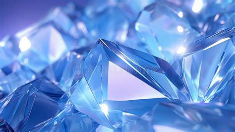 Background Or Texture Shiny Crystals Of Blue Closeup Classic Blue