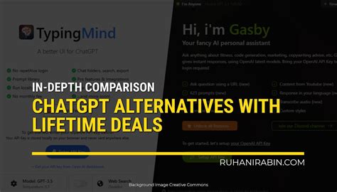 ChatGPT Alternatives Lifetime Deals - In-Depth Comparison