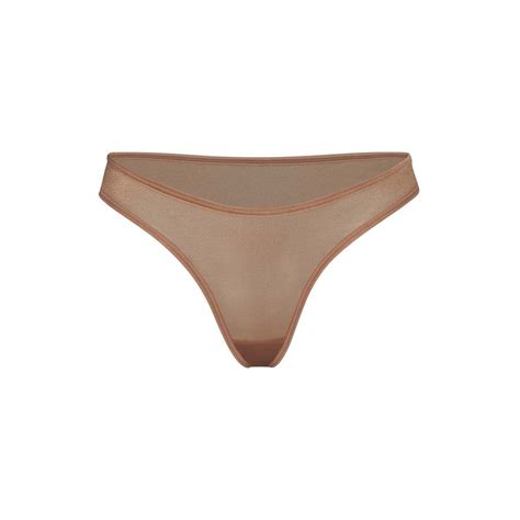 SKIMS Glissenette Thong Nude Editorialist