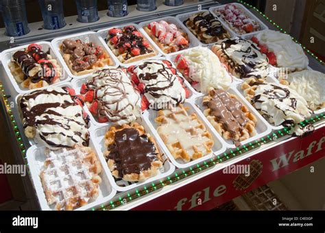 Waffle Stand Belgium Hi Res Stock Photography And Images Alamy