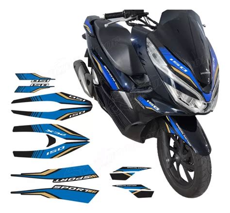 Adesivo Kit Vinil Faixa Grafismo Carenagem M Moto Pcx Frete Gr Tis