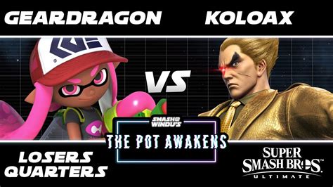 Tpa Geardragon Inkling Vs Koloax Kazuya Losers Quarters Ssbu