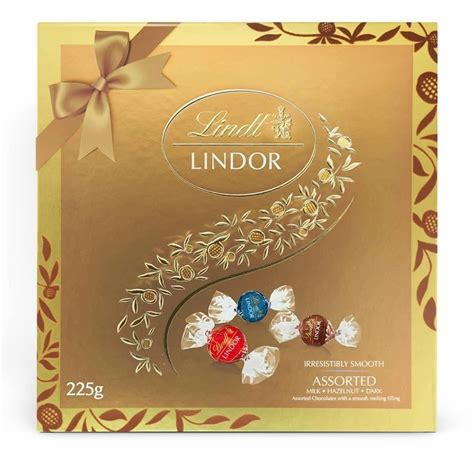 Lindt Lindor Assorted Cornet Chocolate Festive T Pack 100 G 18