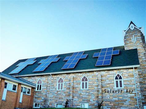 Look 👀 At This Creative Solar Design And Array On This Beautiful Church