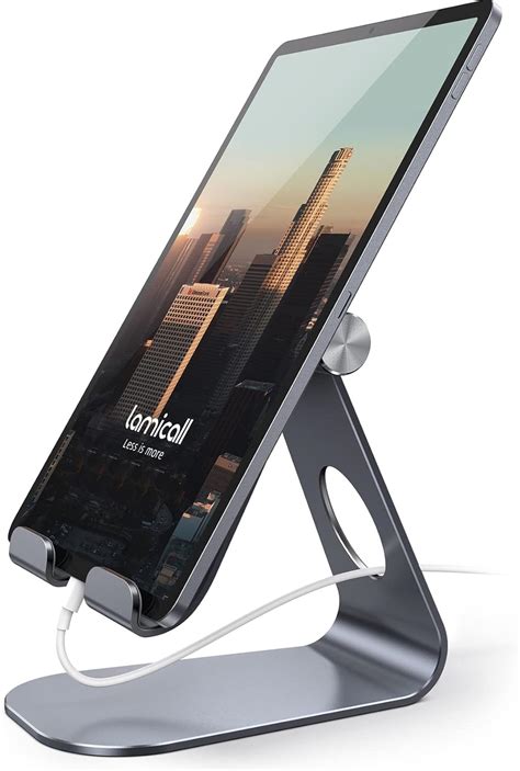 Lamicall Tablet Stand Adjustable Tablet Holder Desktop Stand Dock