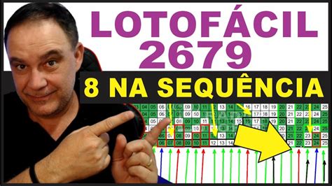 GRANDE SEQUÊNCIA Dicas Para Lotofácil 2679 Análise E Sugestão YouTube