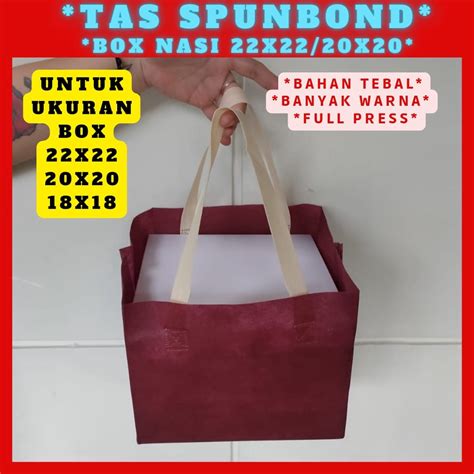 Jual Tas Kotak Nasi 22x22 20x20 Tas Box Nasi 22x22 20x20 Tas