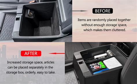 Aunginsy Armrest Box Storage Box Compatible With Nissan Frontier 2022 2024 2025