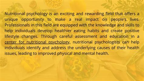 Ppt How Can A Degree In Nutritional Psychology Help You Powerpoint Presentation Id12204941