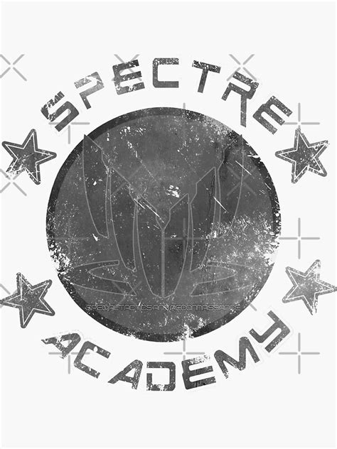 Mass Effect Spectre Academy Sticker By Planetmachine Redbubble