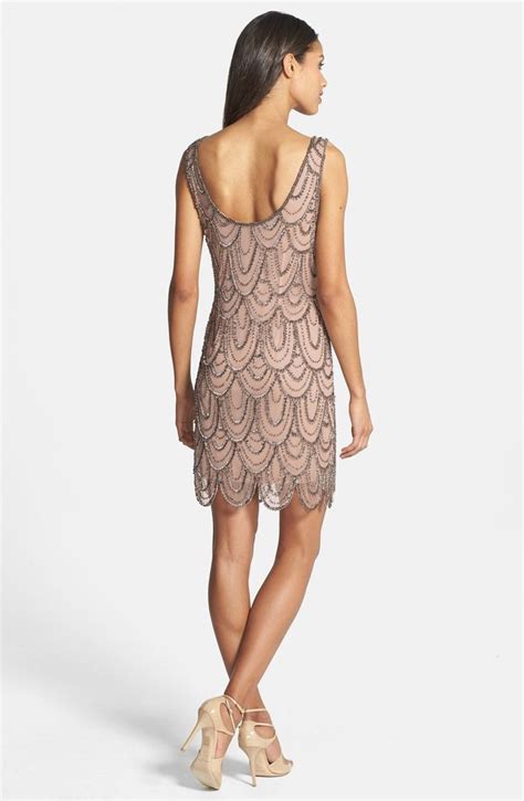 Pisarro Nights Embellished Mesh Sheath Dress Nordstrom Mesh