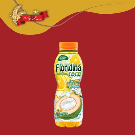 Jual Floridina Coco Florida Orange Minuman Jeruk Dengan Cocobitz Ml