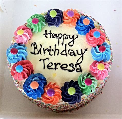 Happy Birthday Teresa Cake