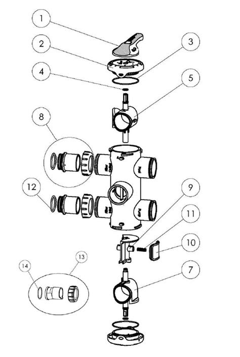 Pentair Backwash Valve Diagram