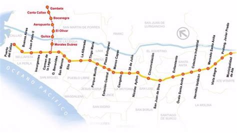 Metro de Lima y Callao Cuántas y cuáles serán las estaciones de la