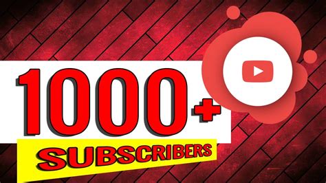 How To Get 1000 Subscribers On Youtube How To Get More Youtube