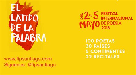 Con la participación de más de 100 poetas Santiago se prepara para el