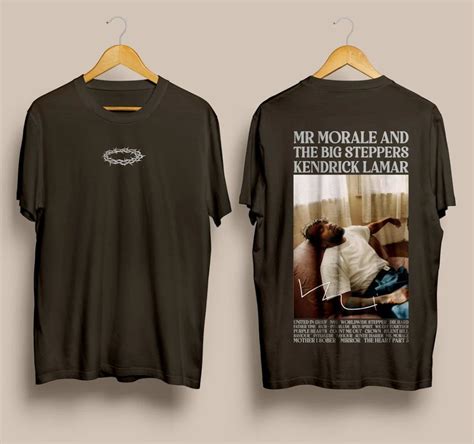 Kendrick Lamar Mr Morale And The Big Steppers Tour 2022 Fanmade Unisex Double Sides T Shirt