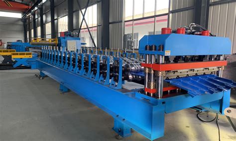 High Speed Glazed Roof Tile Roll Forming Machine Glazed Tile Roll