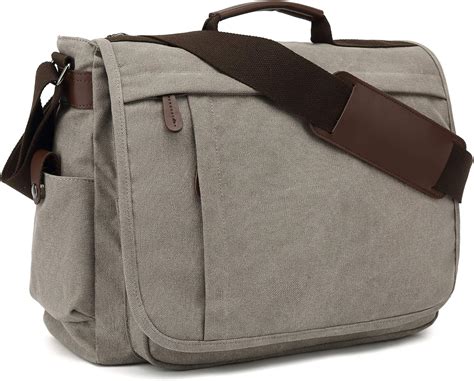 Umh Ngetaschen Herren Aus Canvas Schultasche Queformat A Laptoptasche