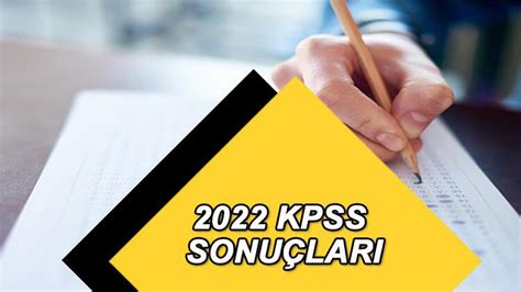 KPSS SONUÇLARI SORGULAMA EKRANI ÖSYM AİS KPSS Ortaöğretim sınav