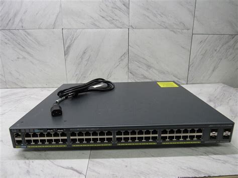 Used Cisco Catalyst 2960 X Gigabit Ethernet Switch WS C2960X 48FPS L