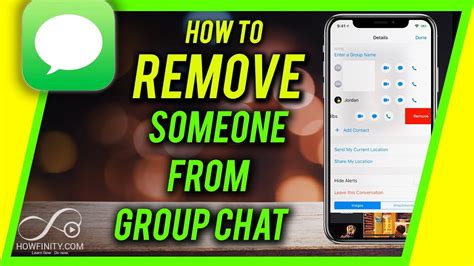 How To Remove Someone From Group Chat On IPhone YouTube