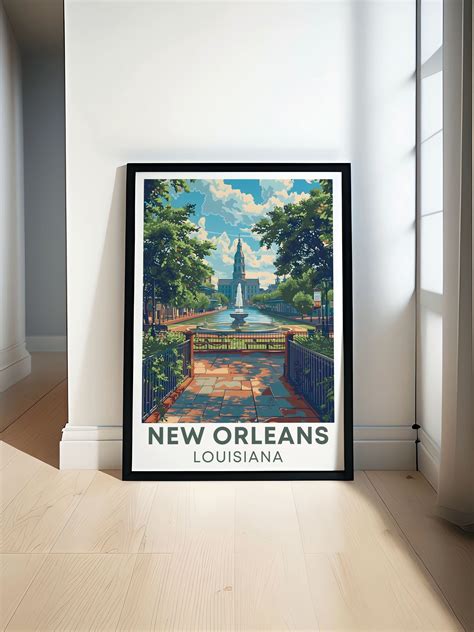 New Orleans Print Jackson Square Art Print New Orleans Decor New