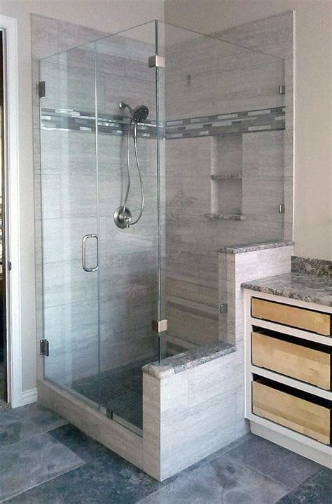 Custom Shower Glass Enclosure Dallas Frameless Shower Doors | Sexiz Pix