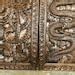 Handmade Carved Teak Doors Extra Headboard Large Wood Wall Art Carved