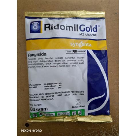 Jual Fungisida Ridomil Gold Mz Wg Gram Kemasan Pabrik