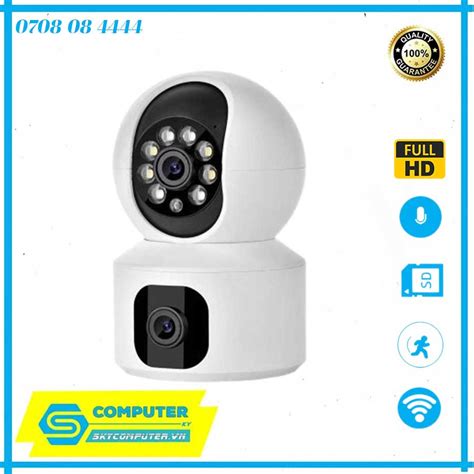 Camera Yoosee Trong Nhà 2 Mắt 5 0MP Xoay 360