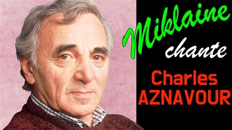 COMME ILS DISENT Charles AZNAVOUR YouTube