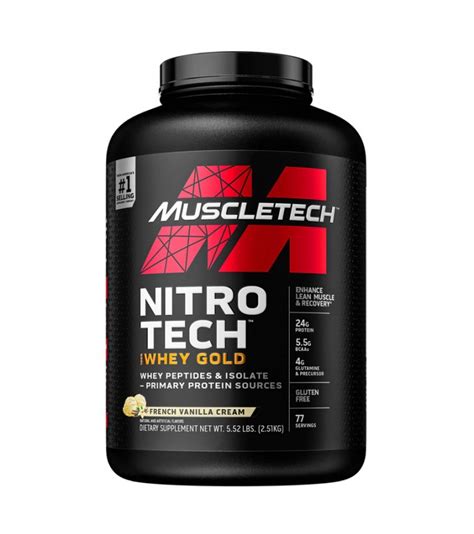 Nitrotech Whey Gold Kg Muscletech Whey Proteine