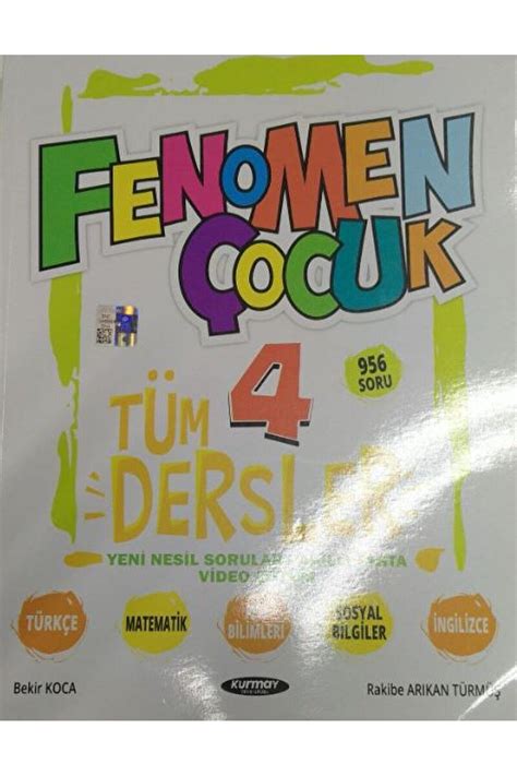 Fenomen Kitap Fenomen Çocuk 4 Sınıf Tüm Dersler Yeni Nesil Soru