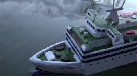 RC Ship RC Schiff MS Estonia Abendfahrt im Treiböl - YouTube