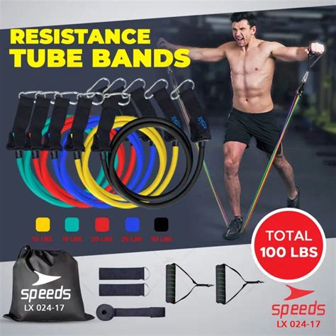 Speeds Resistance Bands In Set Power Resistance Set Tali Pembantu