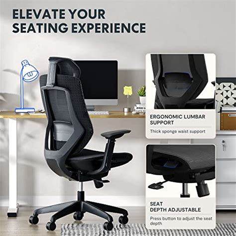 Snapklik Flexispot Mesh Ergonomic Office Chair High Back Desk Chair