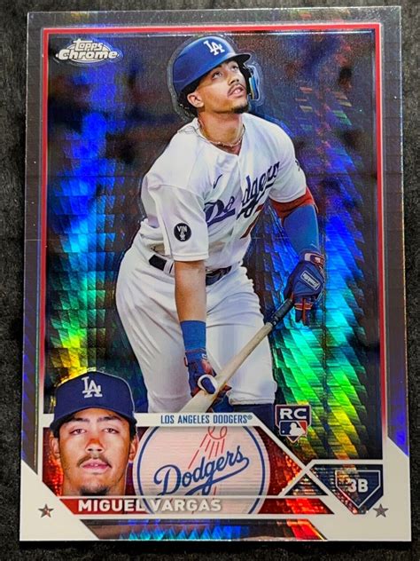 2023 Topps Chrome SPECTRUM REFRACTOR ROOKIE Miguel Vargas Item 1 EBay