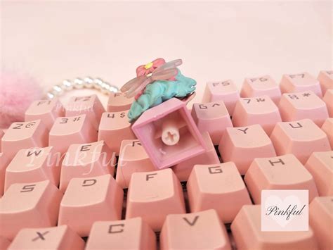 Anime Keycapscute Keycapscustom Keycapkawaii Keycapsfor Etsy