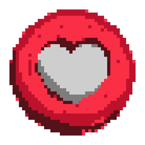 Pixel Art Heart Love And Valentine Vector Illustration 26792196 PNG