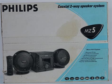 Philips MZ5 Compact Audio System, schwarz, neu original verpackt