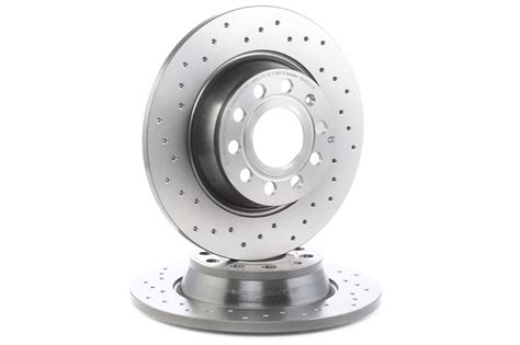 A X Brembo Xtra Line Brake Disc Perforated Solid Coated With